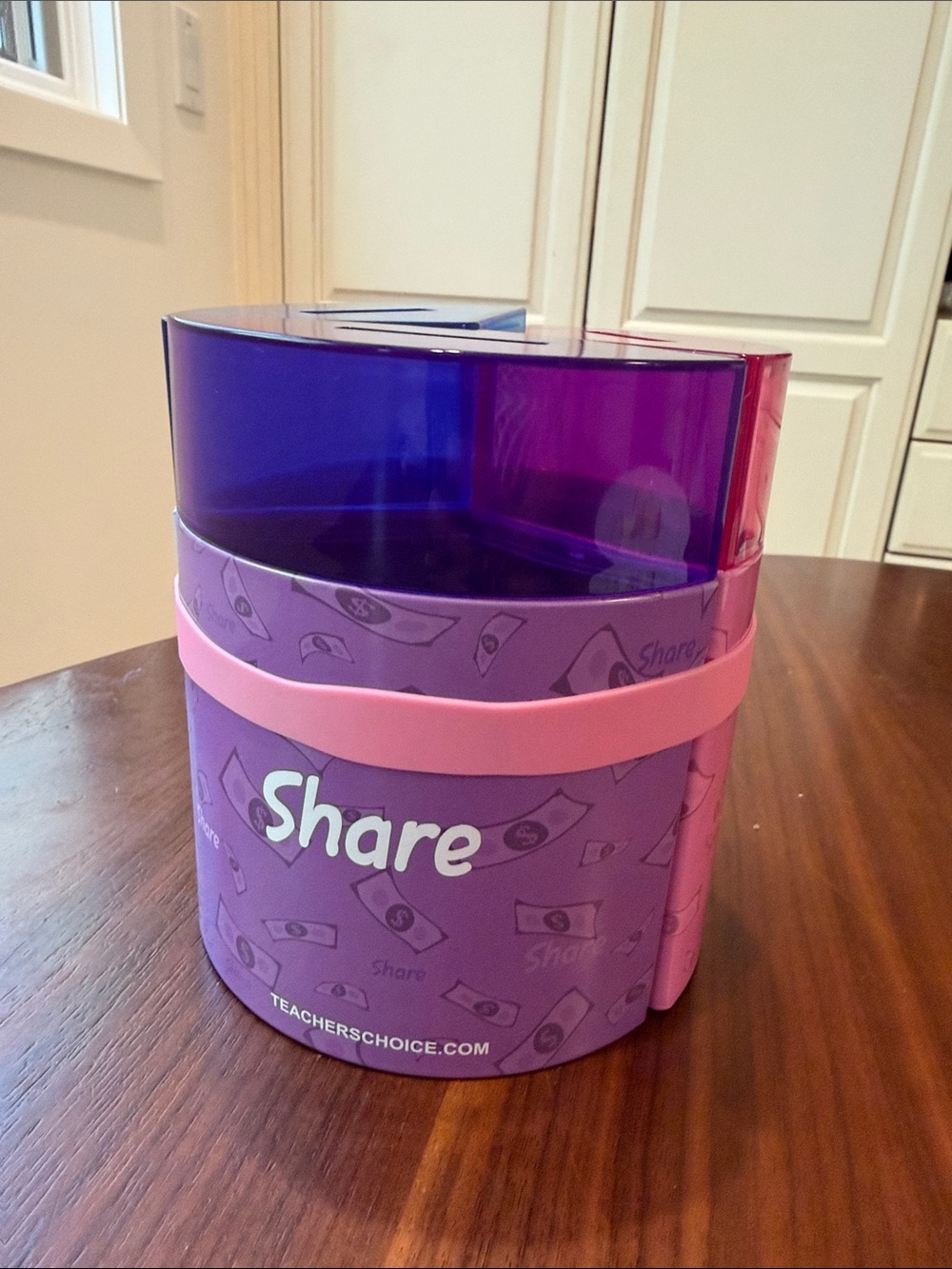 Tri-Section Plastic Coin Sorter - Spend Save Share